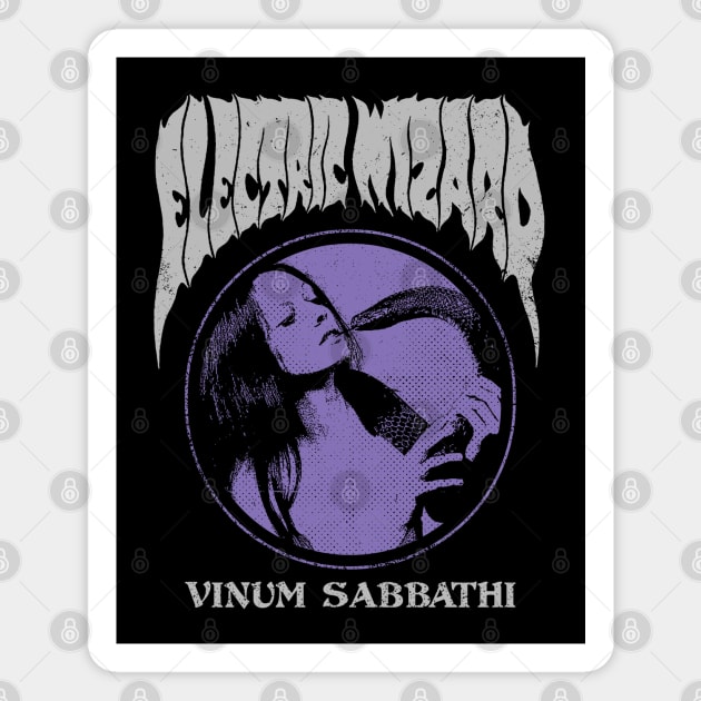 Electric Wizard - Vintage Fanmade Magnet by fuzzdevil